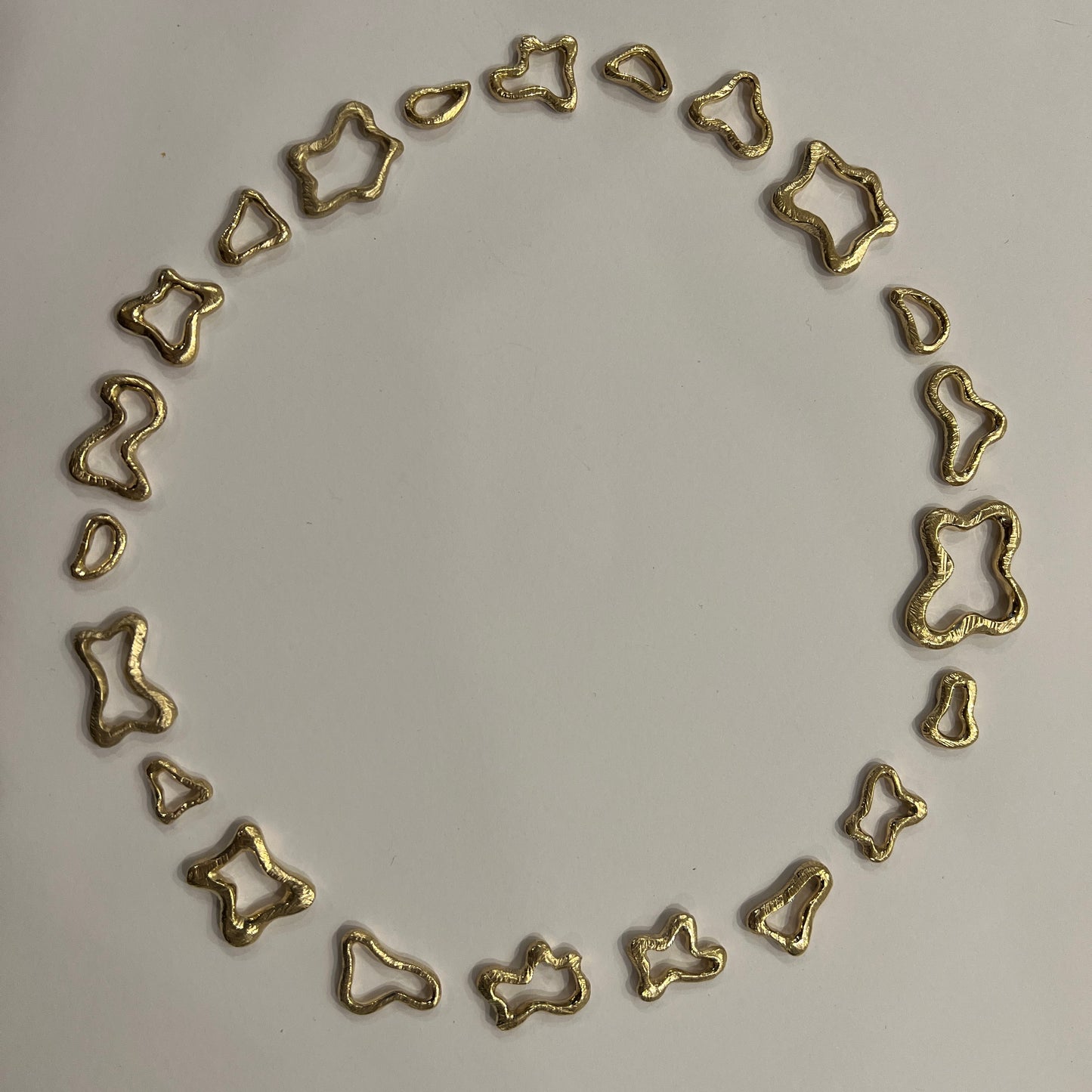 One Of A Kind Organically Shaped Chain Necklace