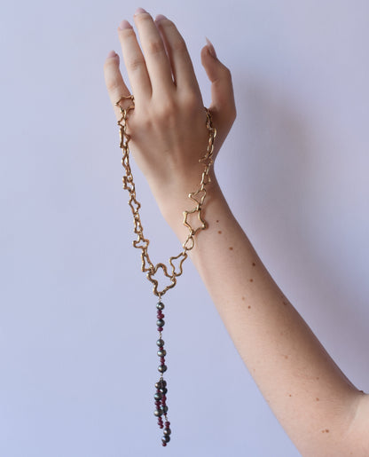 One Of A Kind Organically Shaped Chain Necklace