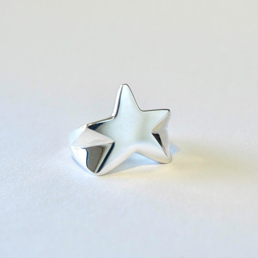 'Ziggy' Star Signet Ring