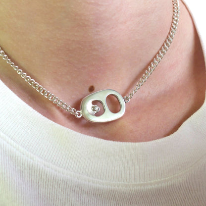 'Looking For A Kiss' Soda Tab Necklace