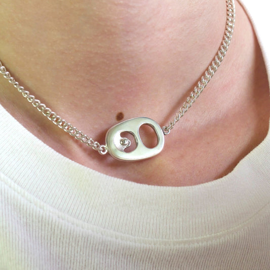 'Looking For A Kiss' Soda Tab Necklace