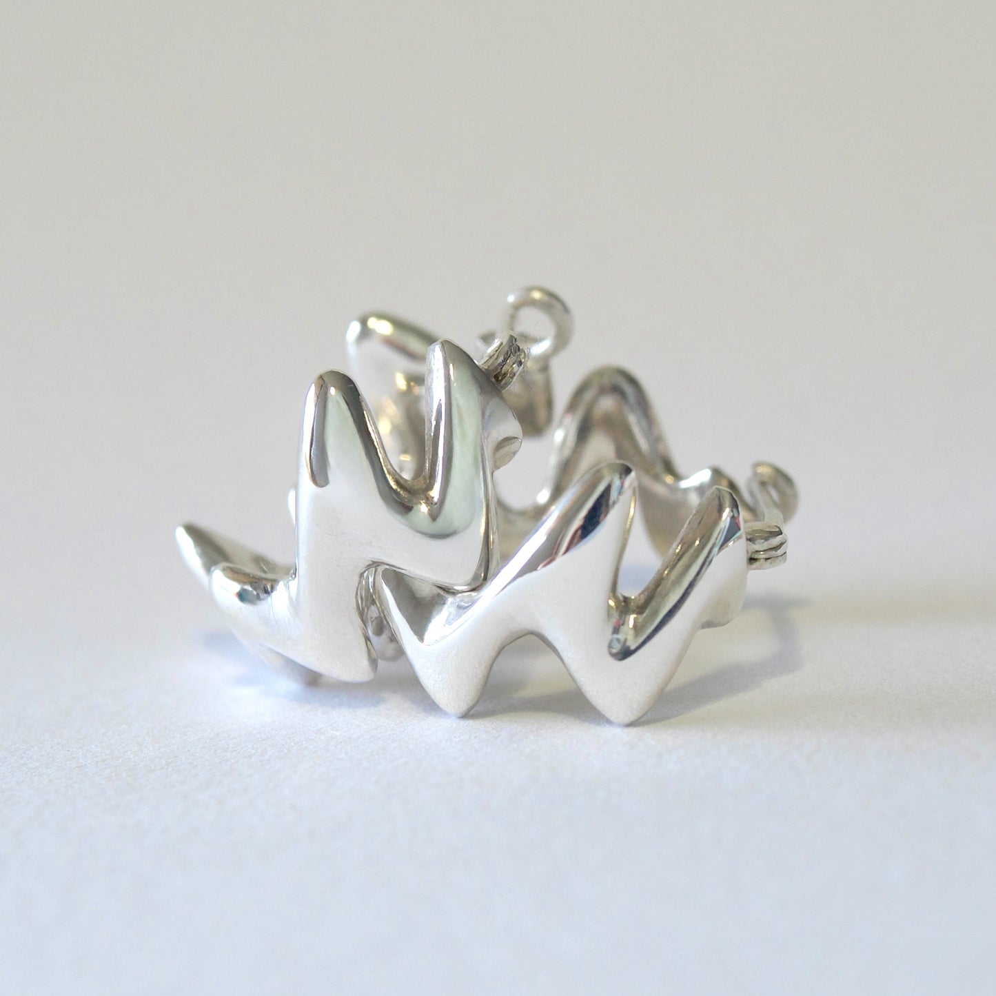 'Atomic' Hoop Earring