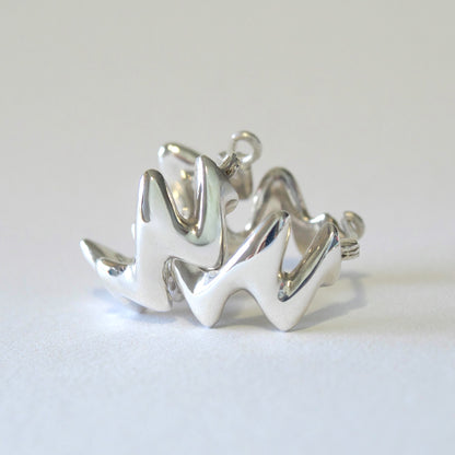 'Atomic' Hoop Earring