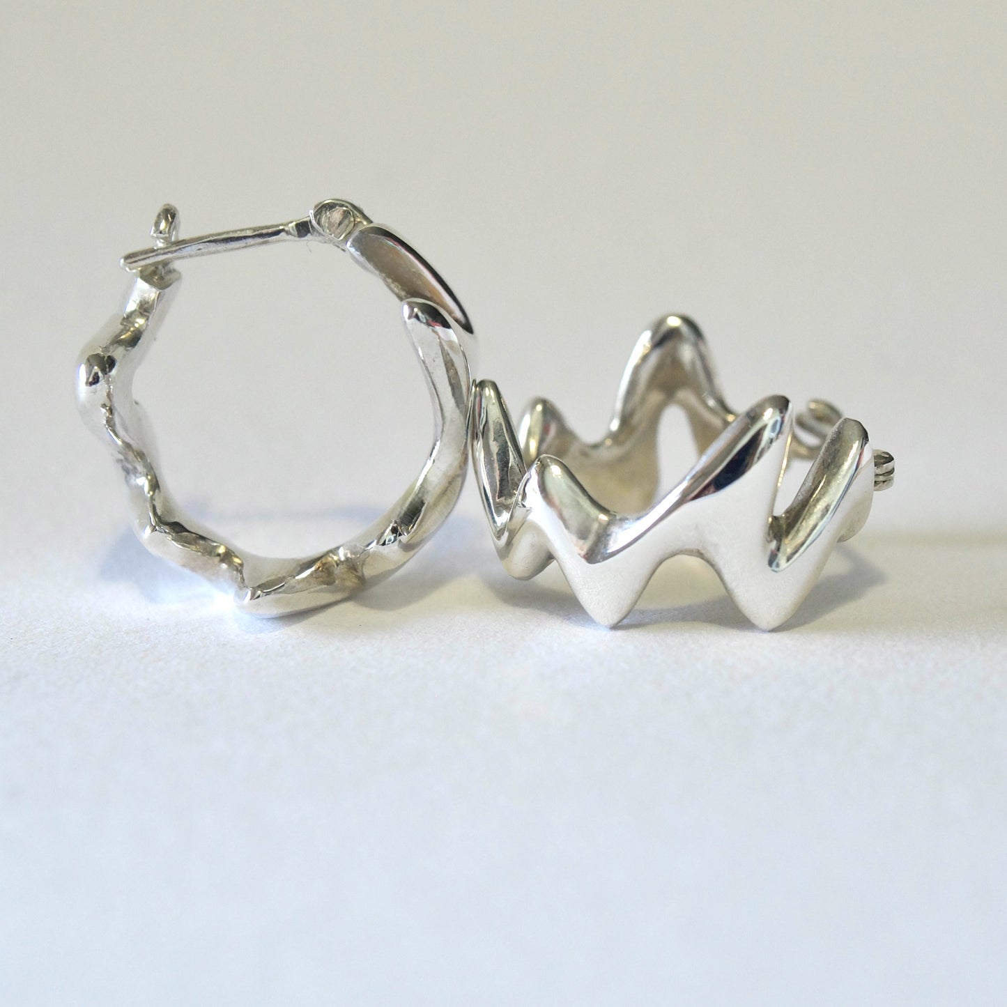 'Atomic' Hoop Earring