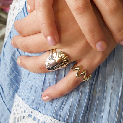 'Joni' Rising Sun Ring