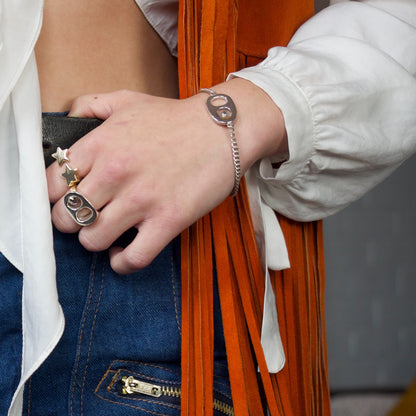 'Looking For A Kiss' Soda Tab Bracelet